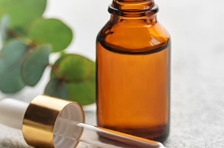 Massage and spa oils with eucalyptus, a Health & Medical Photo by Olena Rudo