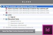 [Blank] Business Card Template 8-up, a Business Card Template by BootstrapCreative (Thumbnail 2 of 3)