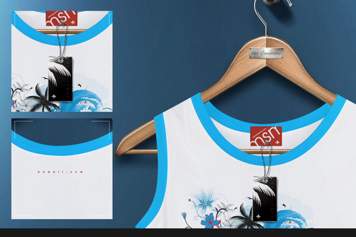 Tank Shirt On 5 Stages Mock-up, a Hoody Mockup by Mocca Mockups Store (Photo 8 of 69)