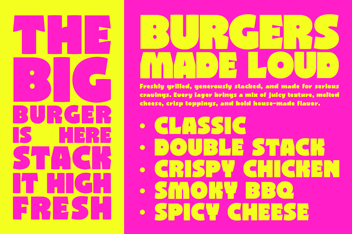 Lakove Bold Playful Display Typeface, a Sans Serif Font by roomspace creative lab (Photo 7 of 9)
