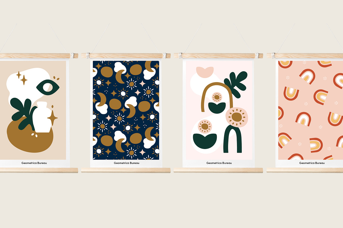 Boho Objects, a Pattern Graphic by Geometrica Bureau (Photo 3 of 14)