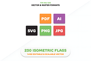 Isometric Country Flags (230 Flags), a Solid Icon by alpercakici (Thumbnail 4 of 4)