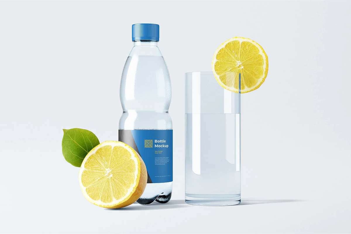 Water Bottle Mockup, a Household Mockup by Xtrahive (Photo 2 of 3)