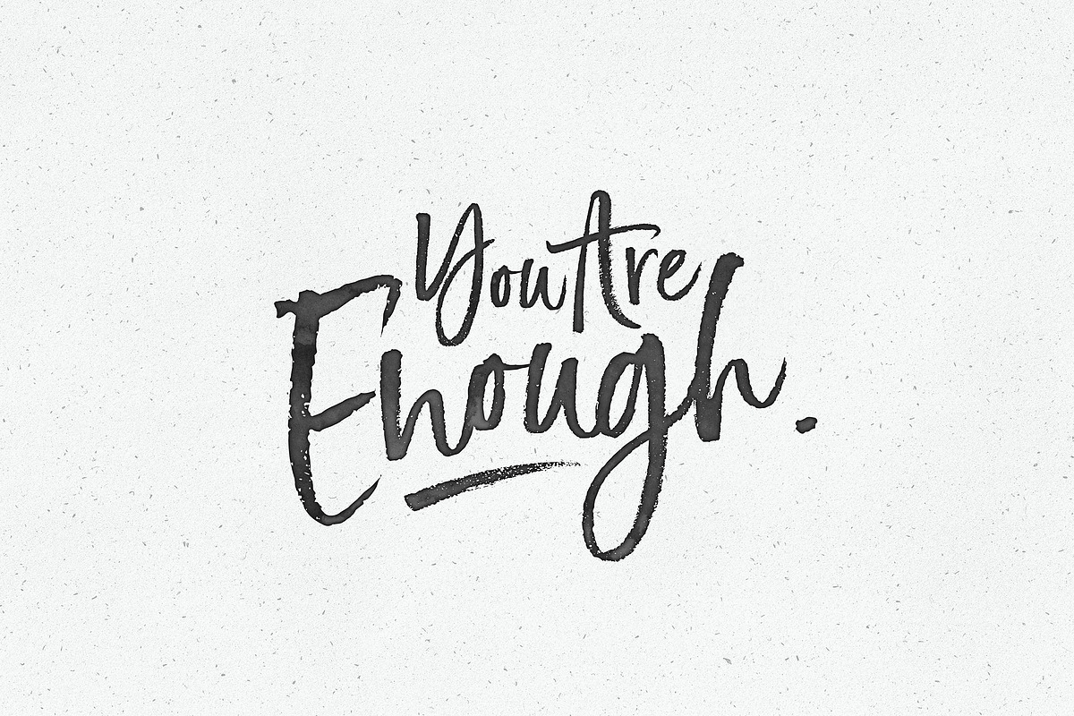 Just Heavenly Brush Font & Extras, a Script Font by Nicky Laatz (Photo 7 of 12)