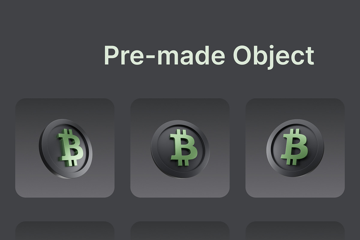 Cricoins - Cryptocoins 3D Icon Pack, an Object 3D Model by Iqonic Design (Photo 7 of 8)