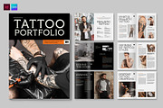 Tattoo Artist Portfolio Template, a Brochure Template by BrandPacks (Thumbnail 1 of 5)