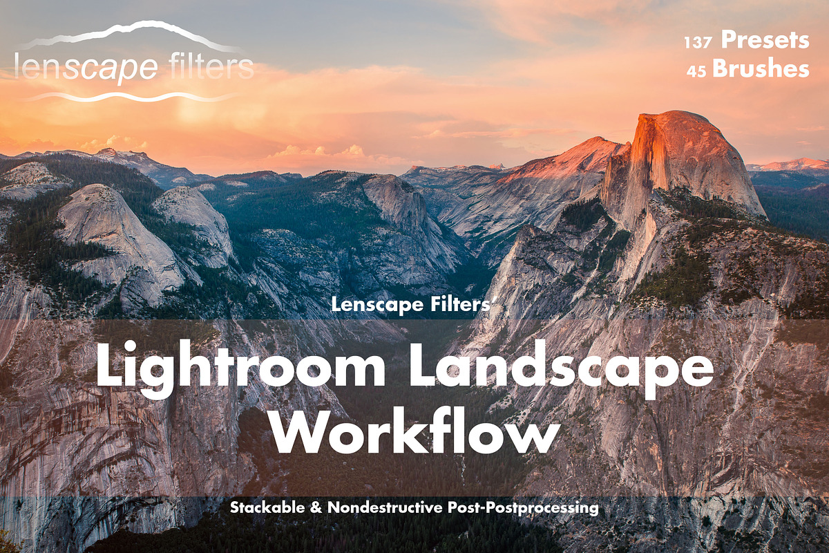Lightroom Landscape Presets, an Action Add-On by Lenscape Filters (Photo 1 of 6)