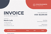 Invoice multipurpose, a Stationery Template by kamalrawat_gd (Thumbnail 2 of 3)
