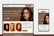 Hair Studio Wix Studio Website, a Wix Template by Kitteeh (Thumbnail 4 of 10)