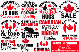 Made in Canada Bundle PNG, an Illustration by SinaCreation