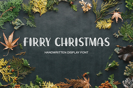 Firry Christmas Display Font