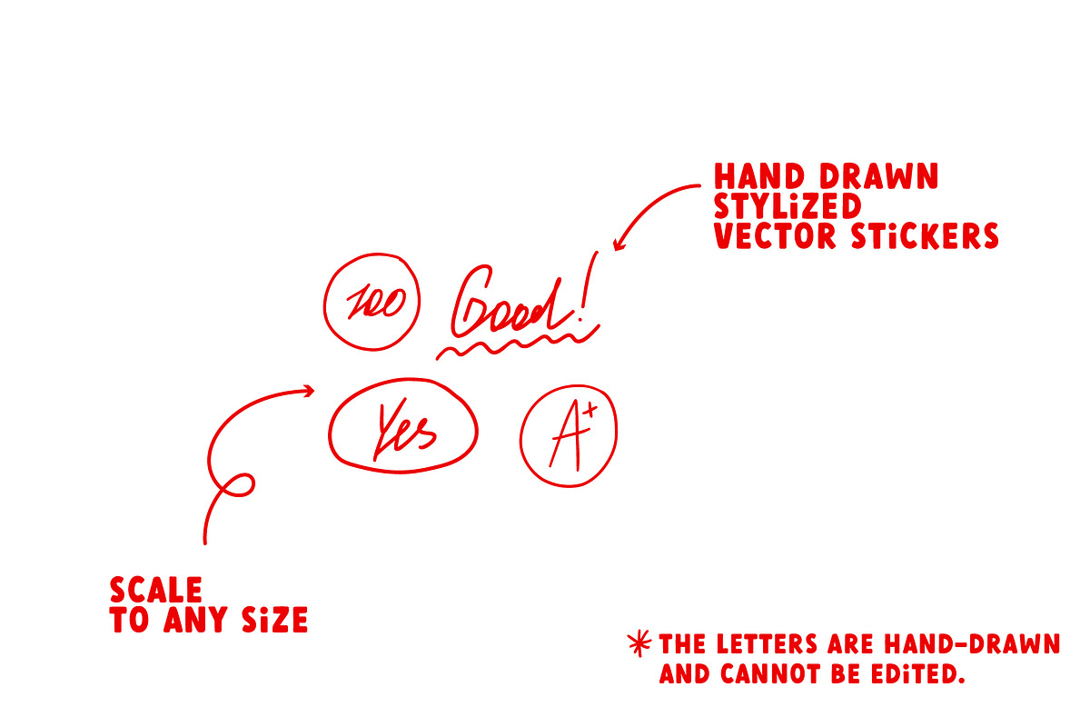 Grade School Exam Mark, an Object Graphic by AnkaDrozd (Photo 2 of 5)