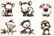 Baby Animal PNG Clipart Bundle, an Illustration by DreamCafeArt (Thumbnail 8 of 8)