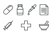 Bundles Set Optical Store Icons, an Outline Icon by adenpinkstore (Thumbnail 4 of 44)