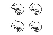 Chameleon Logo, a Graphic by NataliiaVolyk (Thumbnail 3 of 6)