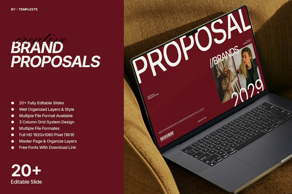 Creative Proposal Presentation Deck, a Presentation Template by Templeste (Photo 2 of 5)