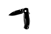 Folding Pocket Knife Silhouette, a Graphic by hafijul (Thumbnail 12 of 12)