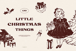Little Christmas Things Illustration, a Seasonal Illustration by Feelsoul