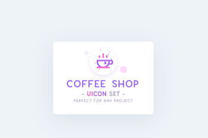 Coffee Shop Icons Set