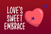 Thinking With Love Typeface, a Handwritten Font by Seemly Fonts (Thumbnail 2 of 6)