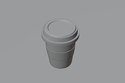 Coffee Cup 3D Model Mockup, an Object 3D Model by Dudukbersama (Thumbnail 2 of 2)