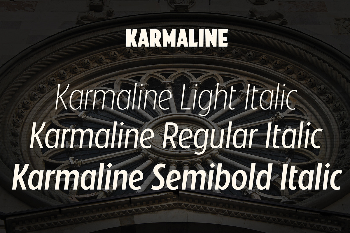 Karmaline Sans Serif Font Family, a Sans Serif Font by Mysterylab Designs (Photo 4 of 9)