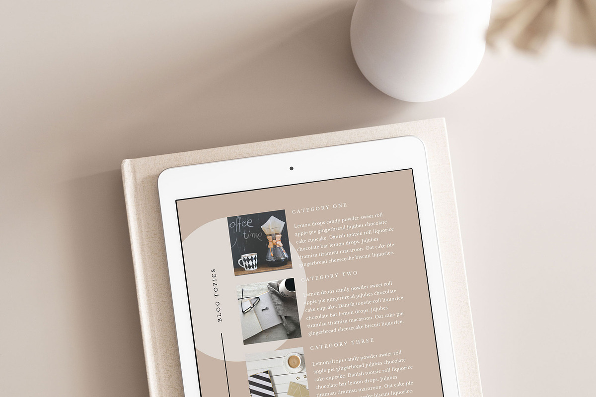 Media Kit Canva Template | Abigail, a Brochure Template by Studio Sugoi (Photo 6 of 6)