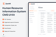 ZenHR - HRIS CMS UI Kit, an UI Kit Template by miawmiaw (Thumbnail 2 of 12)