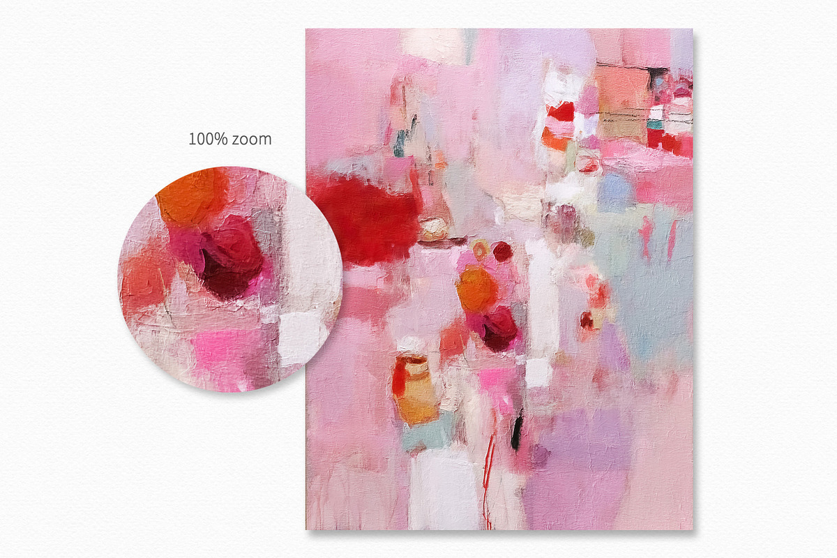 Cherry Pink Abstracts, a Decorative Illustration by rileyBgraphics (Photo 6 of 6)