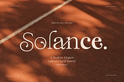 Solance Serif, a Serif Font by Sans & Sons (Thumbnail 2 of 10)