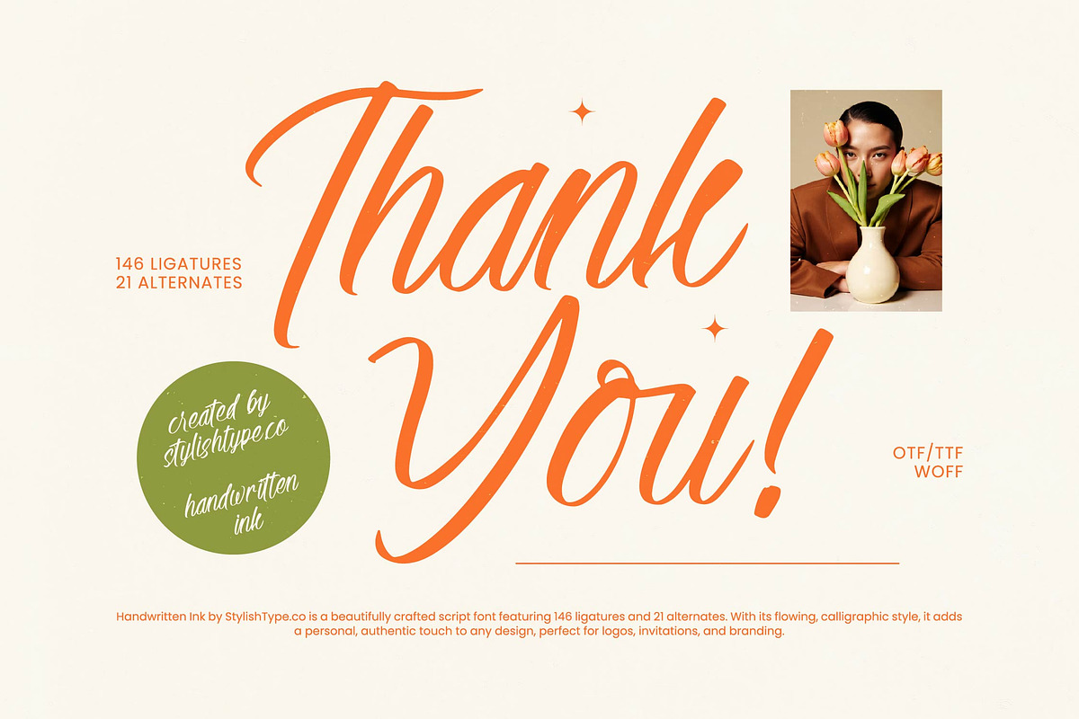 Alesteny Pojharu Handwritten Ink, a Script Font by stylishtype.co (Photo 20 of 20)