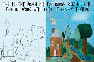 Texture Brush Kit For Procreate