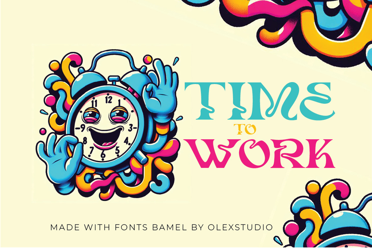 BAMEL Olstd - Psychedelic, a Symbol Font by Olexstudio (Photo 2 of 7)