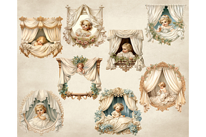 Baby Curtain PNG Clipart