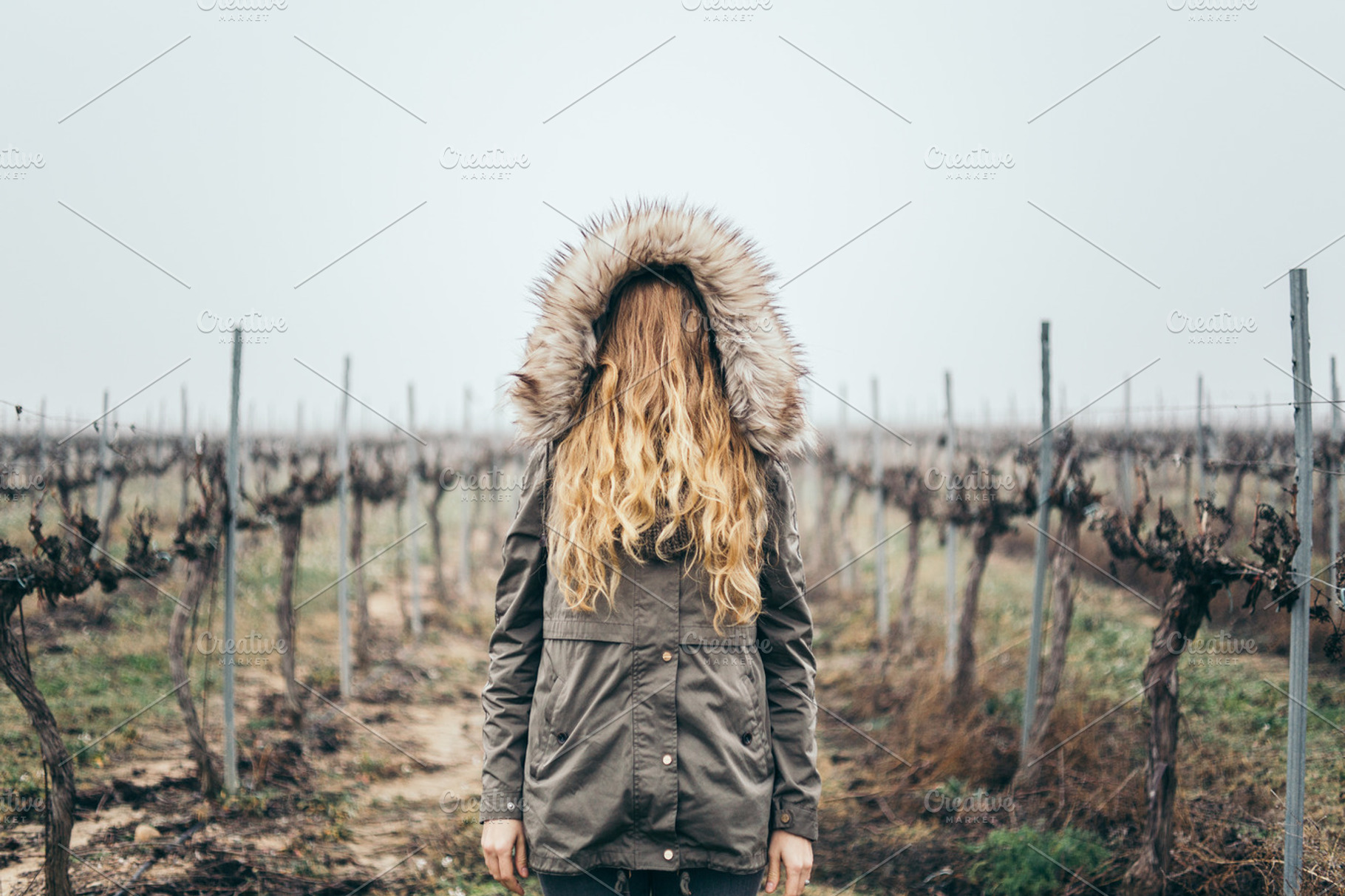 Woman covered with his hair, a Person Photo by Pardina Photography