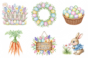 Easter Bunny PNG Clipart Cute Pastel, an Animal Illustration by KennedyStudio (Thumbnail 3 of 5)