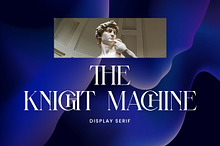 The Knight Machine Serif Font