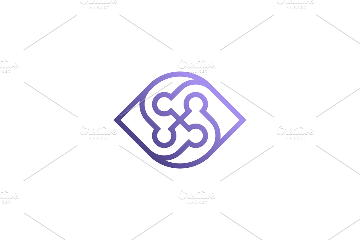 eye community people outline logo, a Branding & Logo Template by Rasagama Studio