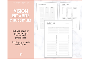 Goal Planner BUNDLE, 2022 Tracker