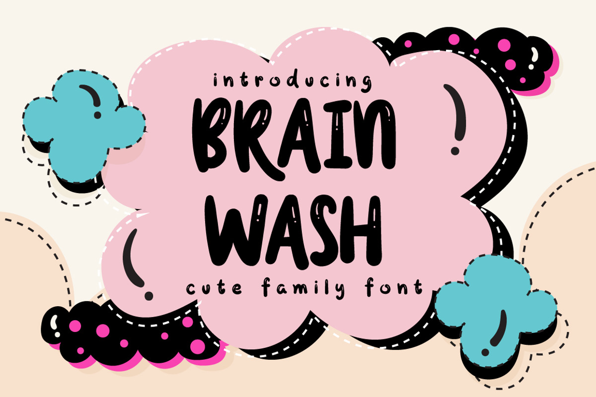 Brain Wash Typeface
