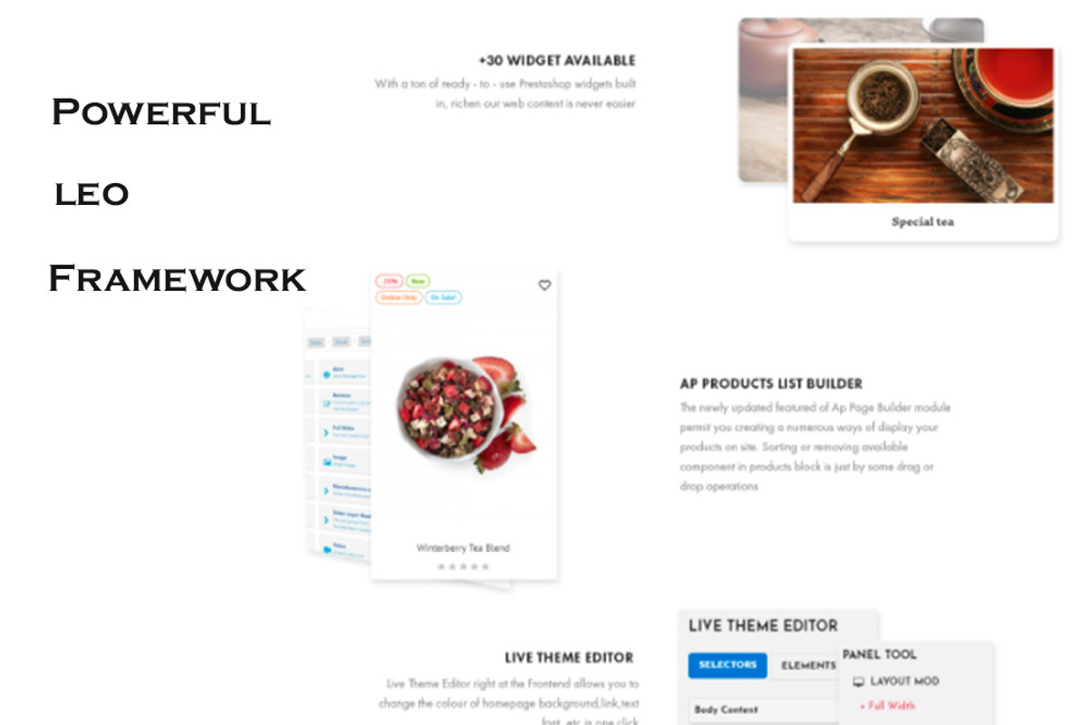 Leo Zlin - Tea Shop, a Bootstrap Template by LeoTheme (Photo 3 of 8)