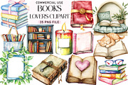 Books Lovers Clipart, an Illustration by Daily.Designs (Thumbnail 1 of 5)