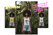 Tank Top Mockup Tropical Background, a Product Mockup by McLittle Stock (Thumbnail 3 of 4)