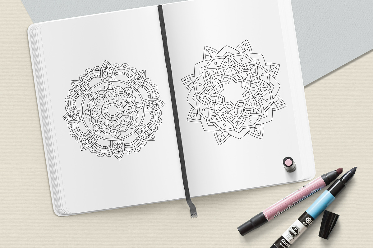 Easy Mandala Coloring Book, a Graphic by MISTstudioDesign (Photo 8 of 8)