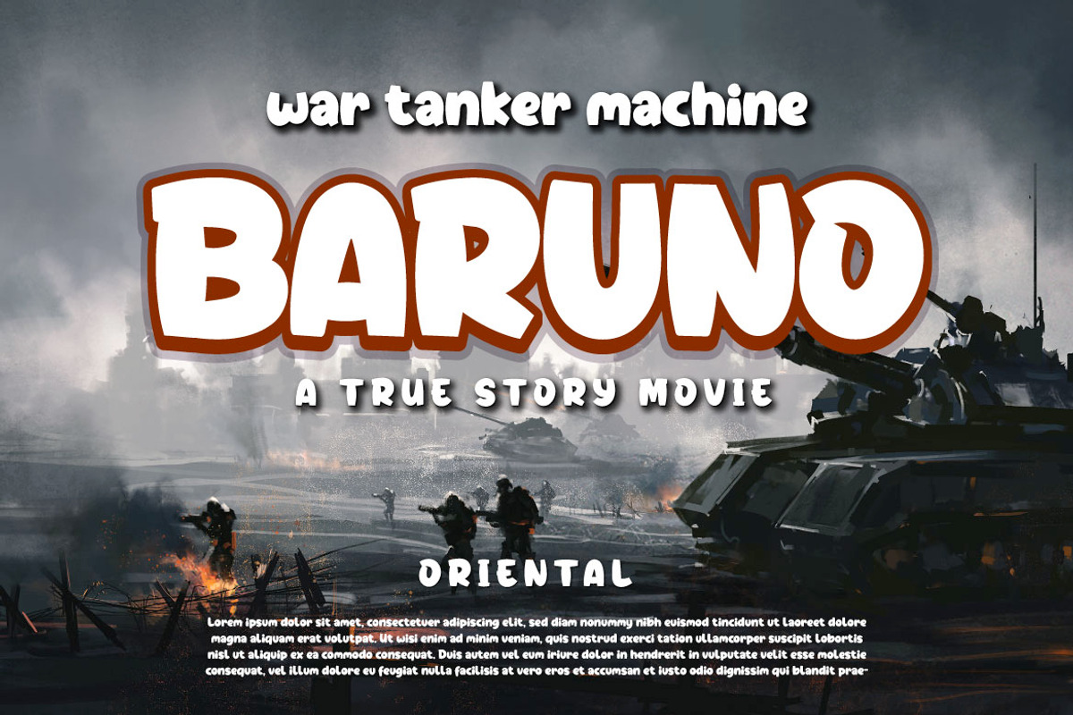 Dino Jumps Display Playful Font, a Sans Serif Font by twinstd (Photo 10 of 13)