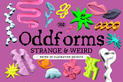 ODDFORM Claymation Objects, an Object Graphic by angelainthefields (Thumbnail 1 of 13)