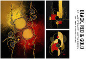 Black, Red and Gold, a Decorative Illustration by Digital Art Creations (Thumbnail 3 of 7)