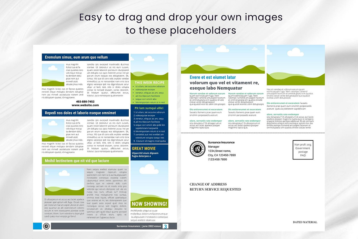 Canva Newsletter Template Financial, an Email Template by PixelCraft (Photo 11 of 15)