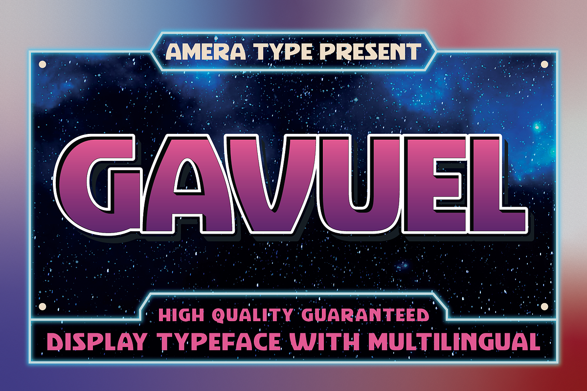 Gavuel, a Slab Serif Font by Amera Type (Photo 1 of 8)