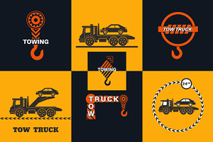 Set of tow truck concepts